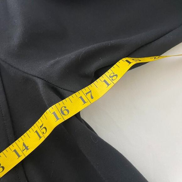 J McLaughlin Black Sheath Dress M Stretch Knit Minimalist Career Classic - Picture 6 of 7